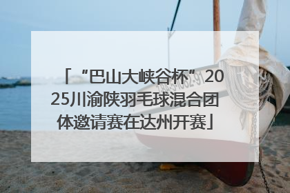 “巴山大峡谷杯”2025川渝陕羽毛球混合团体邀请赛在达州开赛