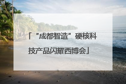 “成都智造”硬核科技产品闪耀西博会