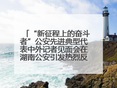 “新征程上的奋斗者”公安先进典型代表中外记者见面会在湖南公安引发热烈反响(二)