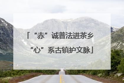 “赤”诚普法进茶乡 “心”系古镇护文脉
