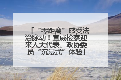 “零距离”感受法治脉动！宣威检察迎来人大代表、政协委员“沉浸式”体验