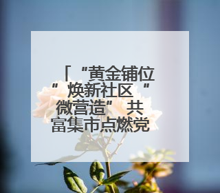 “黄金铺位”焕新社区“微营造” 共富集市点燃党群服务“烟火气”