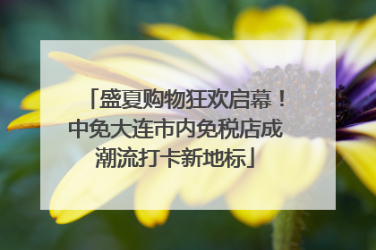 盛夏购物狂欢启幕！中免大连市内免税店成潮流打卡新地标