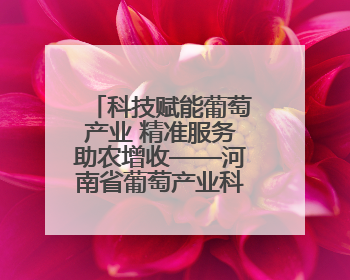 科技赋能葡萄产业 精准服务助农增收——河南省葡萄产业科技特派员服务团太康县科技服务纪实