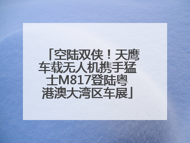 空陆双侠！天鹰车载无人机携手猛士M817登陆粤港澳大湾区车展