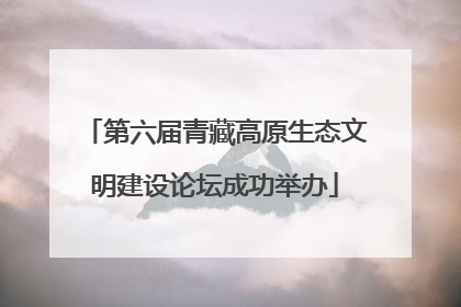第六届青藏高原生态文明建设论坛成功举办
