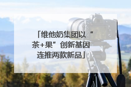 维他奶集团以“茶+果”创新基因连推两款新品