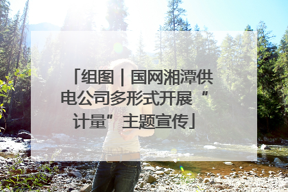 组图｜国网湘潭供电公司多形式开展“计量”主题宣传