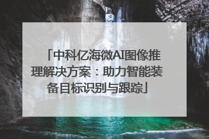 中科亿海微AI图像推理解决方案：助力智能装备目标识别与跟踪