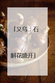 义乌：石斛花盛开