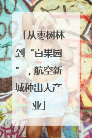 从枣树林到“百果园”，航空新城种出大产业