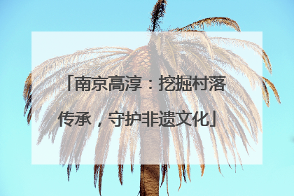 南京高淳：挖掘村落传承，守护非遗文化