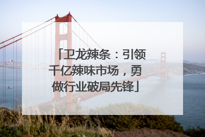 卫龙辣条：引领千亿辣味市场，勇做行业破局先锋