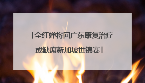 全红婵将回广东康复治疗 或缺席新加坡世锦赛
