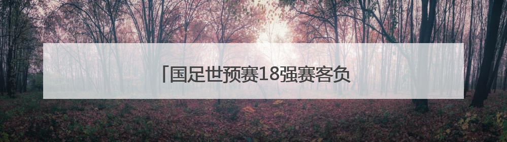 国足世预赛18强赛客负印尼 无缘美加墨世界杯