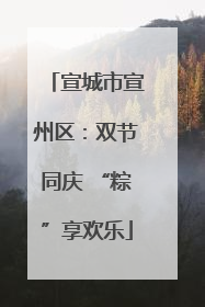 宣城市宣州区：双节同庆 “粽”享欢乐