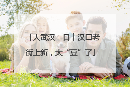 大武汉一日︱汉口老街上新，太“豆”了