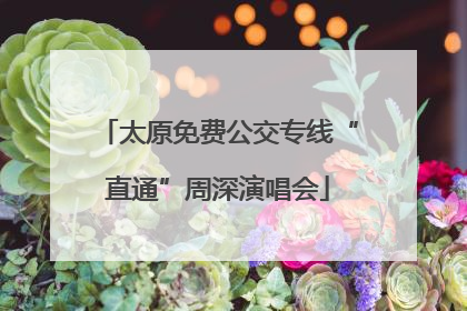 太原免费公交专线“直通”周深演唱会