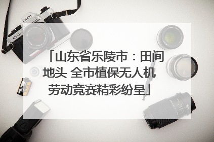 山东省乐陵市：田间地头 全市植保无人机劳动竞赛精彩纷呈