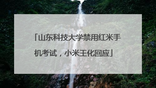 山东科技大学禁用红米手机考试，小米王化回应