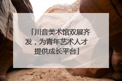 川音美术馆双展齐发，为青年艺术人才提供成长平台