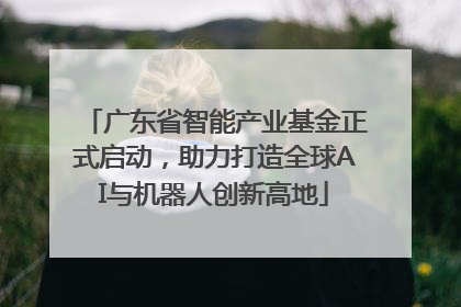 广东省智能产业基金正式启动，助力打造全球AI与机器人创新高地