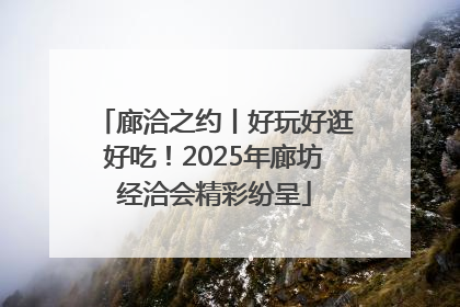 廊洽之约丨好玩好逛好吃！2025年廊坊经洽会精彩纷呈