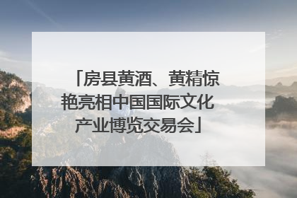 房县黄酒、黄精惊艳亮相中国国际文化产业博览交易会