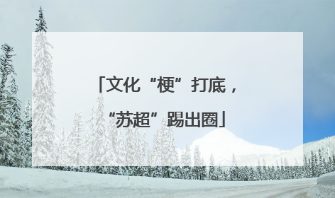 文化“梗”打底，“苏超”踢出圈