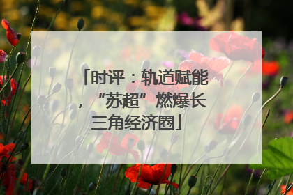 时评：轨道赋能，“苏超”燃爆长三角经济圈