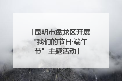 昆明市盘龙区开展“我们的节日·端午节”主题活动