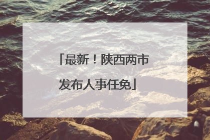 最新！陕西两市发布人事任免
