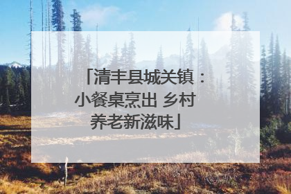 清丰县城关镇：小餐桌烹出 乡村养老新滋味