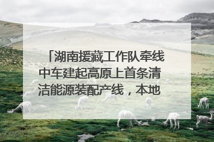 湖南援藏工作队牵线中车建起高原上首条清洁能源装配产线，本地大学生成车间检验员