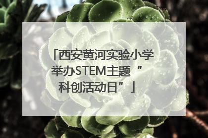 西安黄河实验小学举办STEM主题“科创活动日”