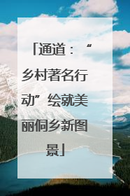 通道：“乡村著名行动”绘就美丽侗乡新图景