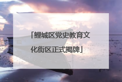 鲤城区党史教育文化街区正式揭牌