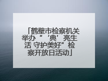 鹤壁市检察机关举办“‘典’亮生活 守护美好”检察开放日活动