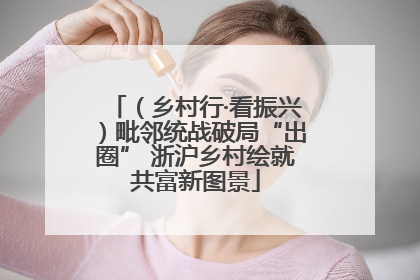 （乡村行·看振兴）毗邻统战破局“出圈” 浙沪乡村绘就共富新图景