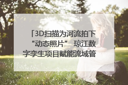 3D扫描为河流拍下“动态照片” 琼江数字孪生项目赋能流域管理｜新闻发布最前线