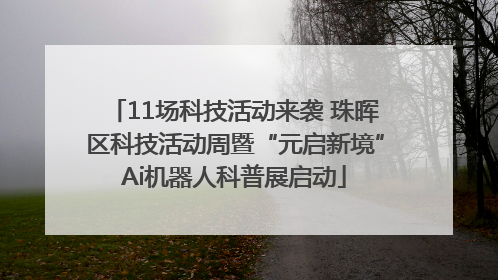 11场科技活动来袭 珠晖区科技活动周暨“元启新境”Ai机器人科普展启动
