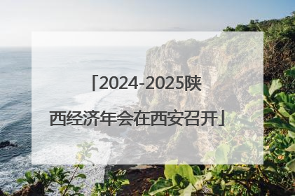2024-2025陕西经济年会在西安召开